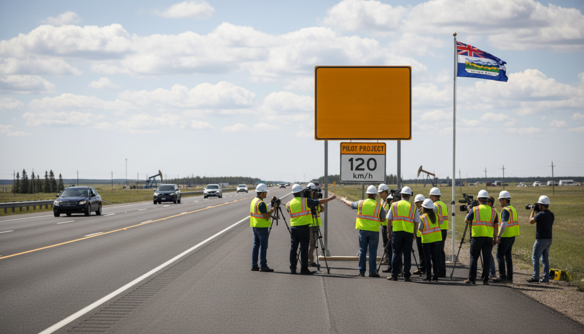 Alberta launches pilot testing 120 km/h speed limit on Highway 2