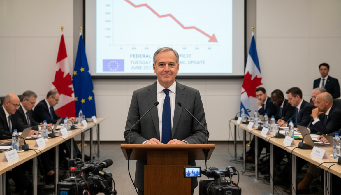 Carney signals smaller federal deficit in Tuesday economic update
