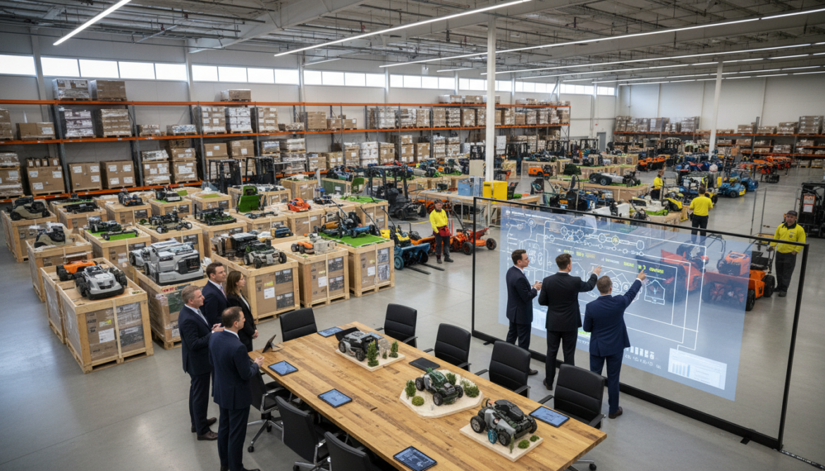 Company Weighs Automated Mowers and Snow Blowers to Manage Rapid Inventory Growth