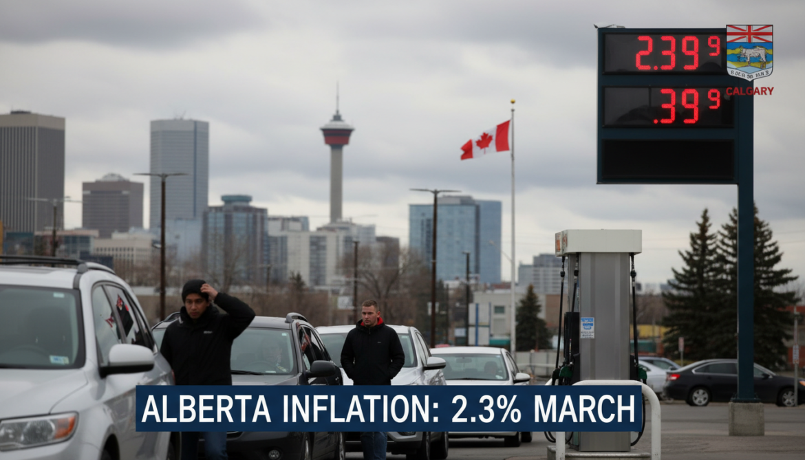 Gas price surge pushes Alberta inflation to 2.3 per cent in March