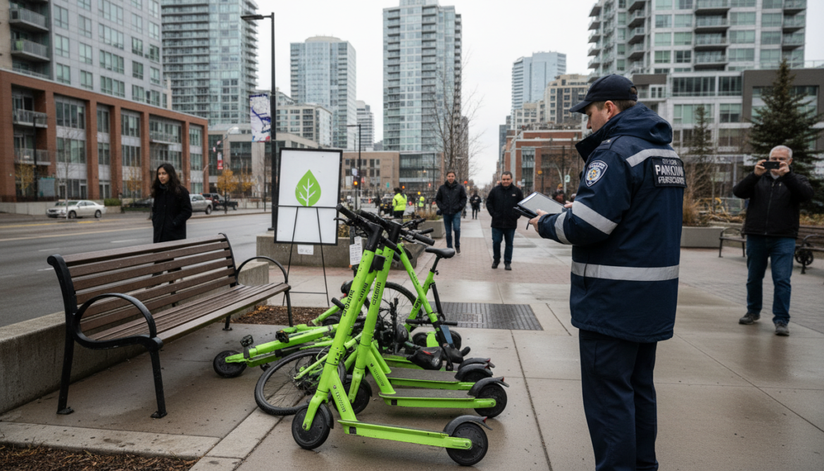 Lime requires responsible parking in Edmonton and warns of fines