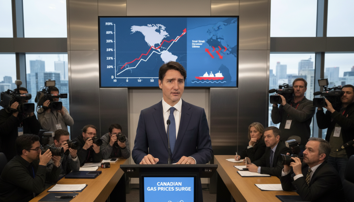 Canadian gas prices surge as Strait of Hormuz blockade disrupts oil shipments