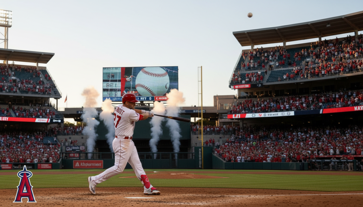 Mike Trout crushes no-doubt solo for eighth homer of season