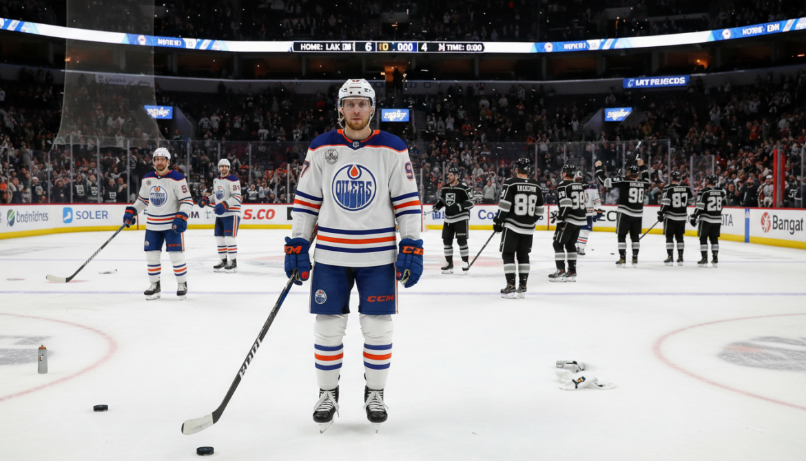 Connor McDavid blanked in consecutive playoff games as Oilers lose 6-4