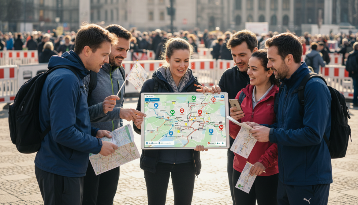 Berlin Marathon Cheering Route Planner simplifies multi-stop cheering with transit routes