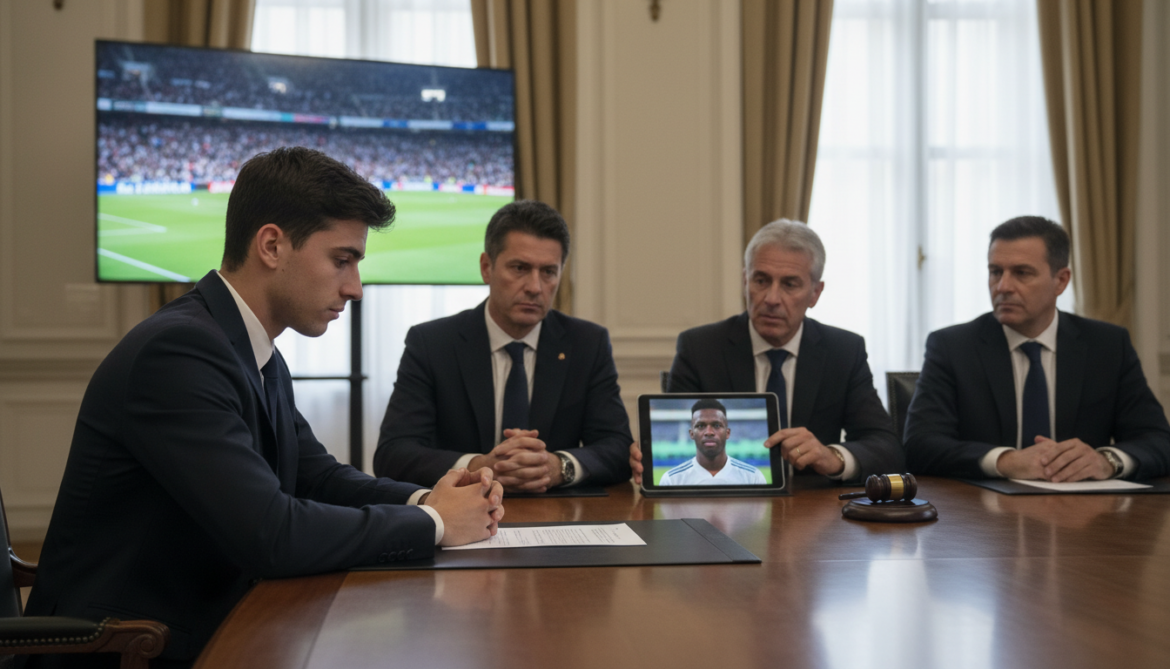 UEFA bans Benfica forward Gianluca Prestianni for discriminatory abuse of Vinícius Júnior