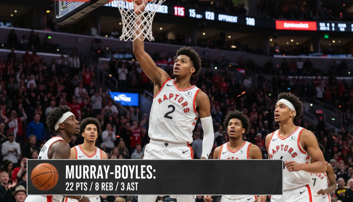 Raptors rookie Collin Murray-Boyles eclipses Scottie Barnes with 22-point playoff breakout