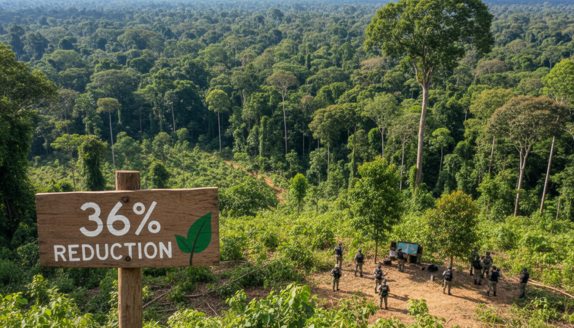 Tropical primary rainforest loss falls 36% in 2025 as Brazil tightens enforcement