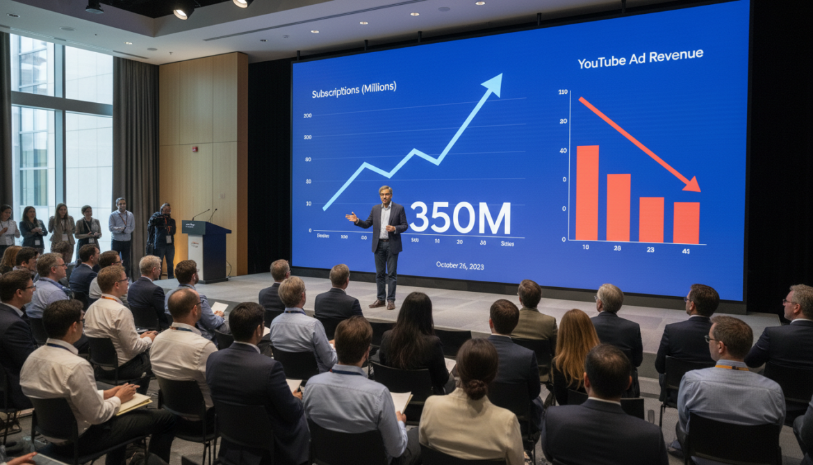Google Adds 25 Million Subscriptions, Hits 350 Million as YouTube Ad Revenue Misses