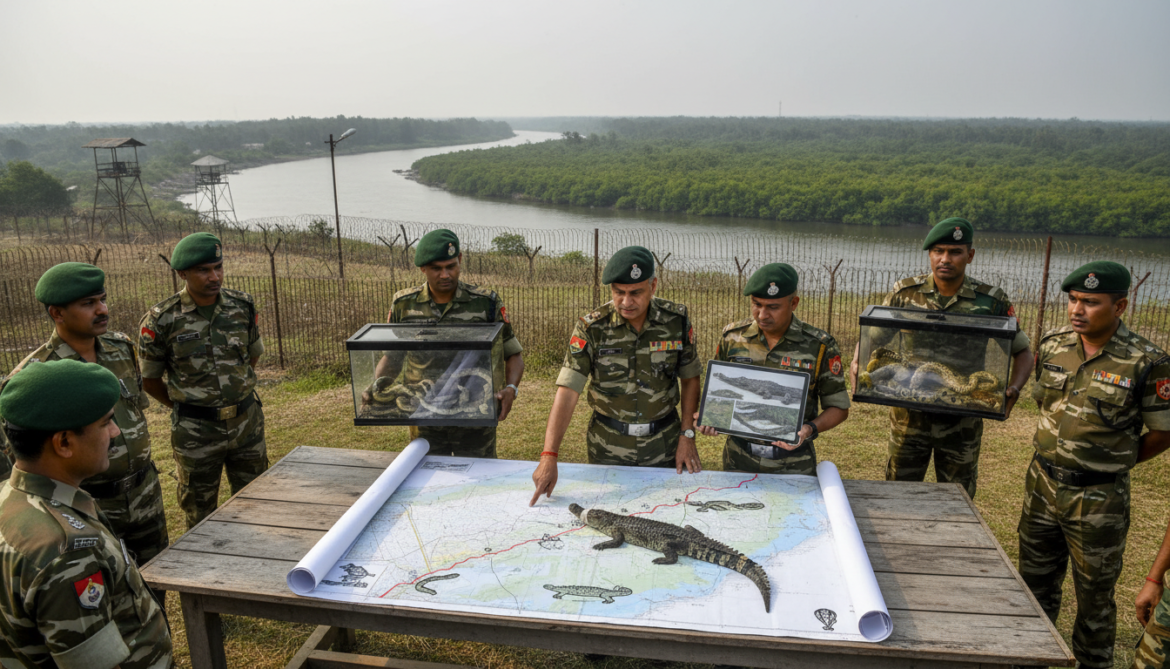 India's Border Force Proposes Releasing Crocodiles and Snakes on Bangladesh Border