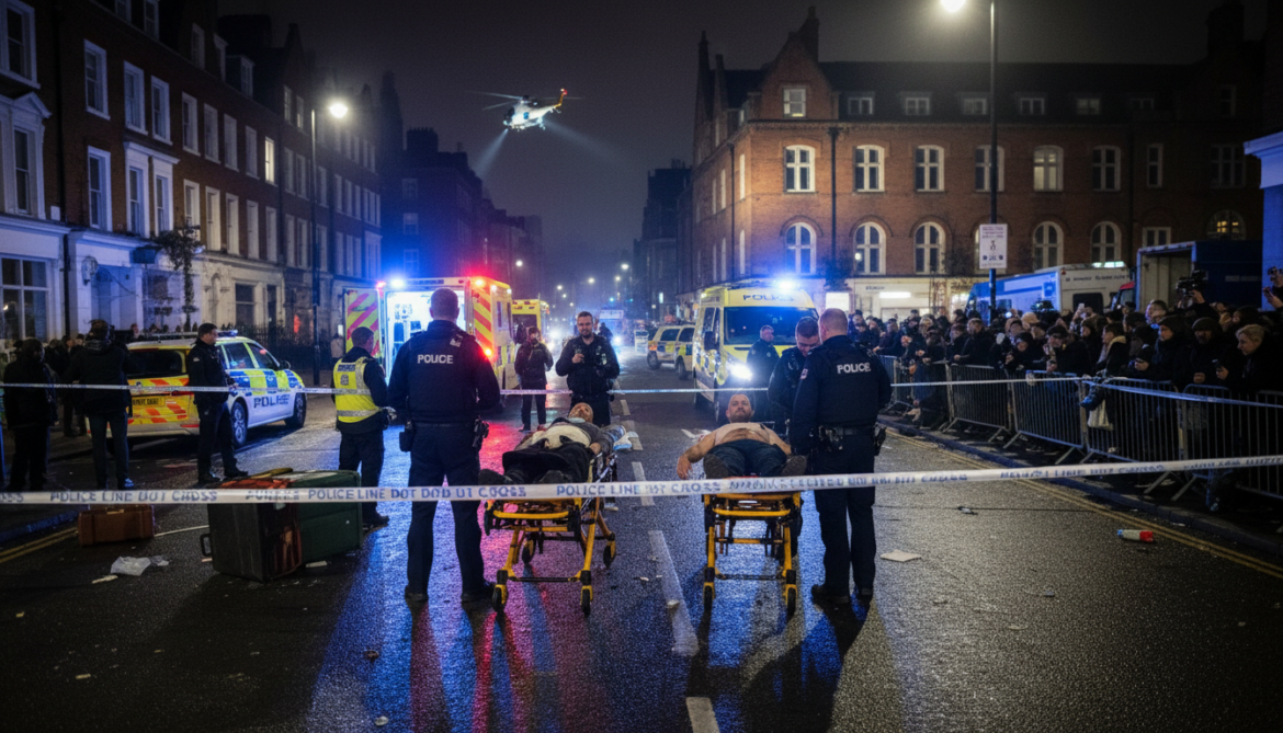 North London Stabbing Classified as Terrorism After Two Men Injured