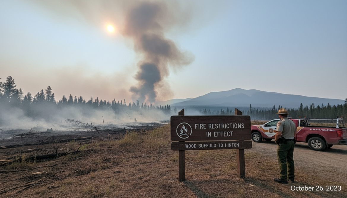 Alberta Imposes Fire Restrictions From Wood Buffalo to Hinton Amid High Risk