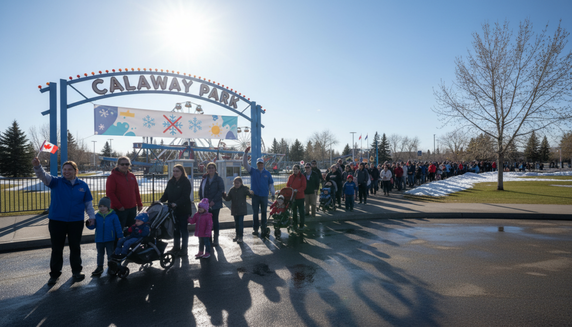 Calaway Park reopens for Victoria Day after heavy spring snow delay