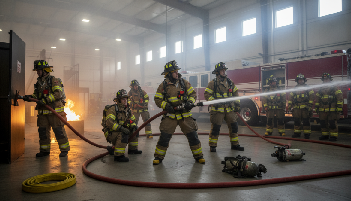 Calgary Councillors Train With Firefighters in Fire Ops 101 Before Budget Talks