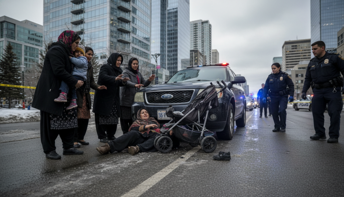 Calgary stroller crash pins Afghan widow Aysha Amiri as family appeals for help