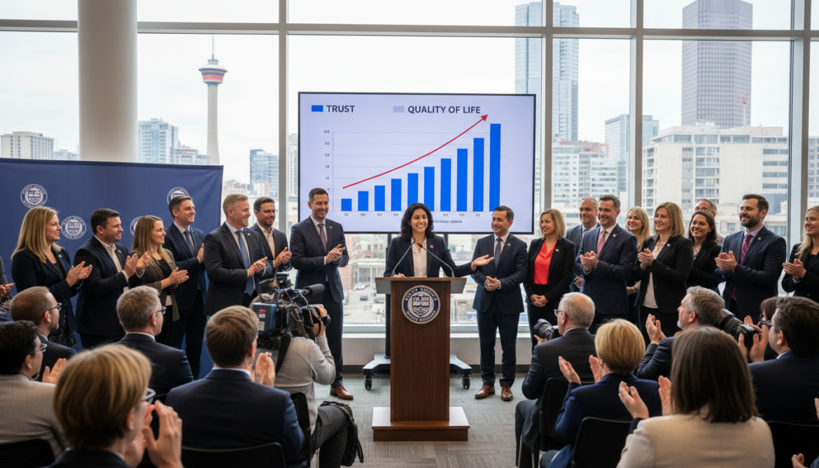 Calgary survey finds rising trust in city hall, high quality-of-life ratings