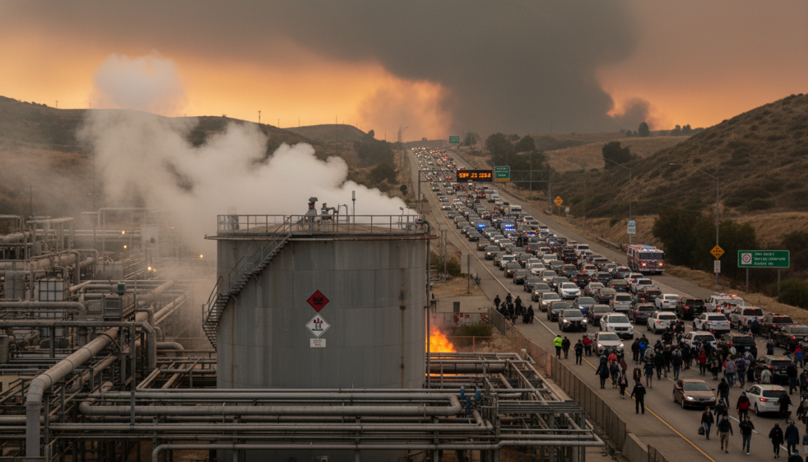 California methyl methacrylate tank threatens explosion, prompts 40,000 evacuations