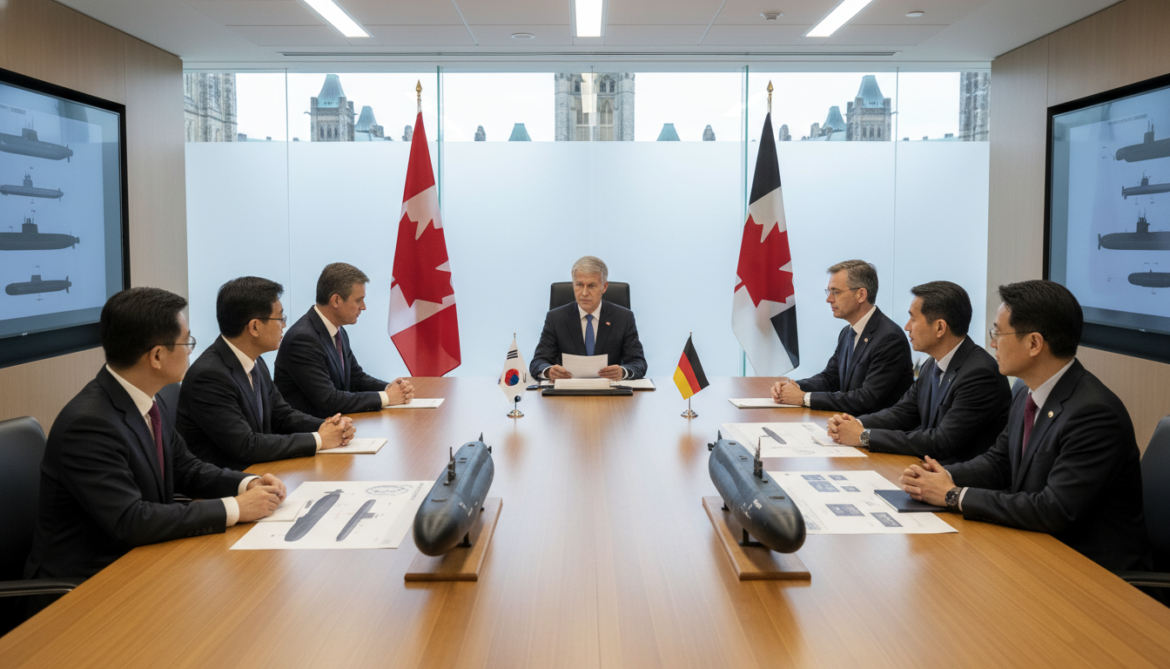 Canada weighs Hanwha and TKMS bids in final submarine procurement phase