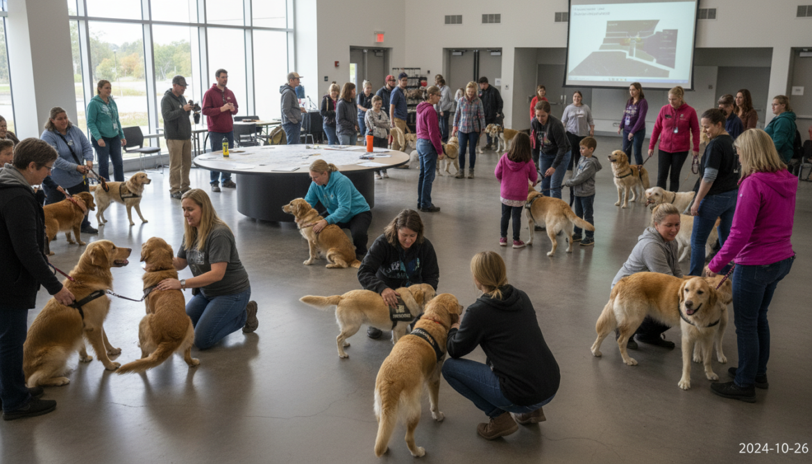 Canine support team of 25 staff and 110 volunteers aids child abuse survivors