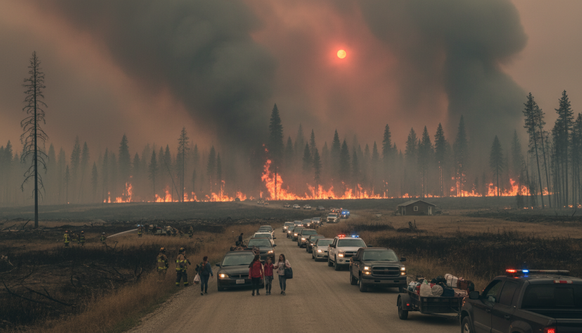 Clearwater County wildfire forces evacuations after surpassing 1,000 hectares