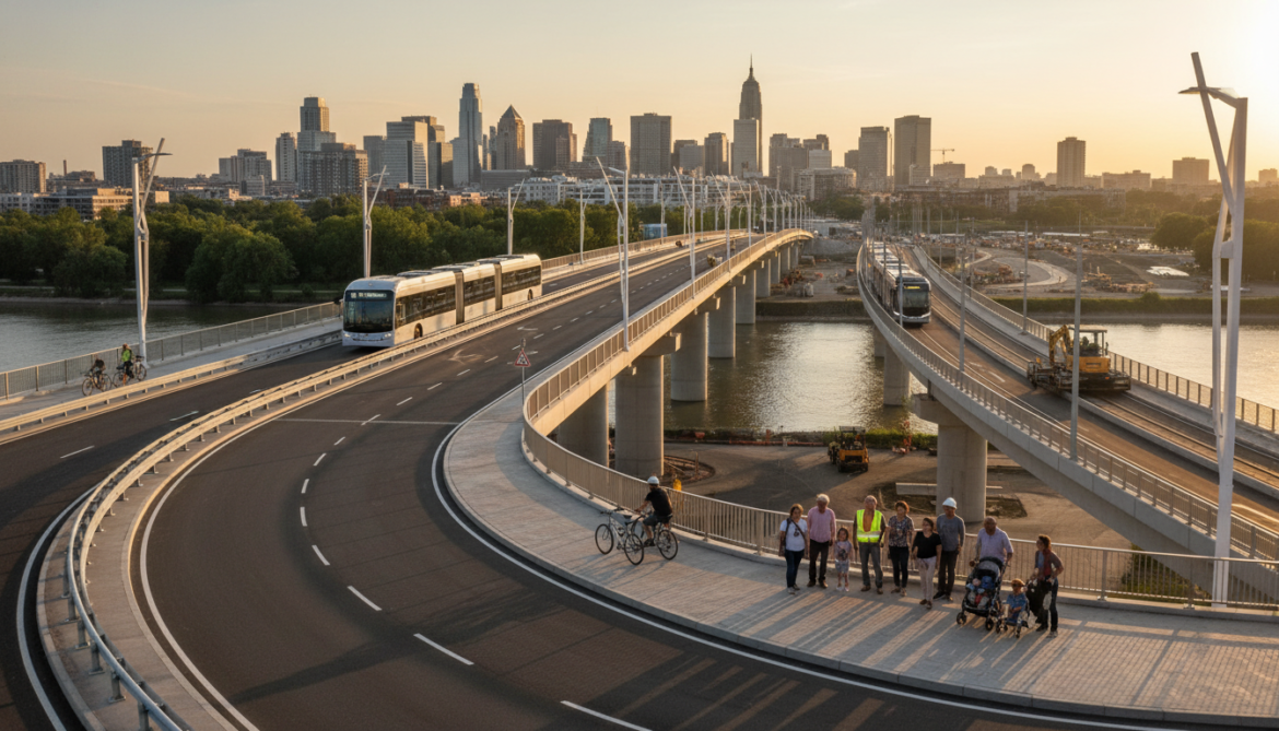 Construction work delivers safer roads better transit and improved accessibility