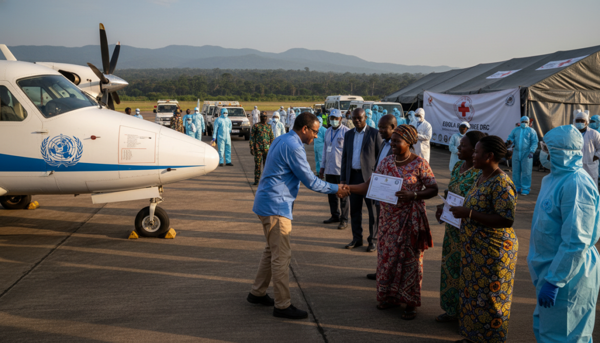Ebola outbreak in DRC prompts WHO chief visit and first recovery confirmed