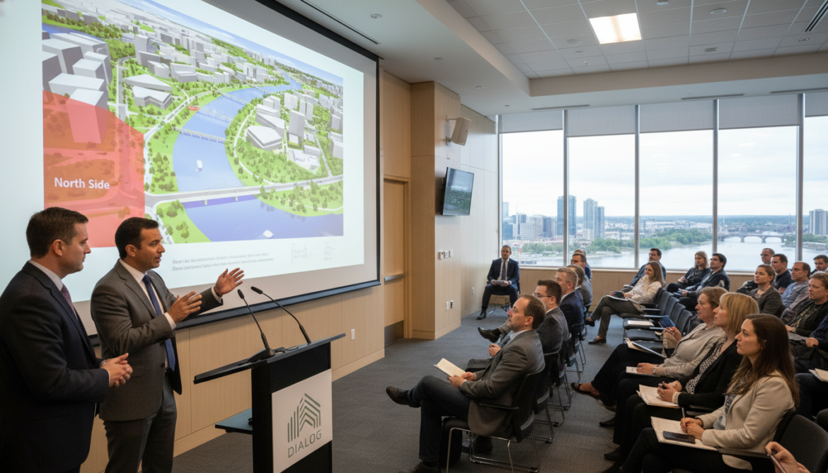 Edmonton Riverfront Development Faces North Side Space Constraints, DIALOG Warns