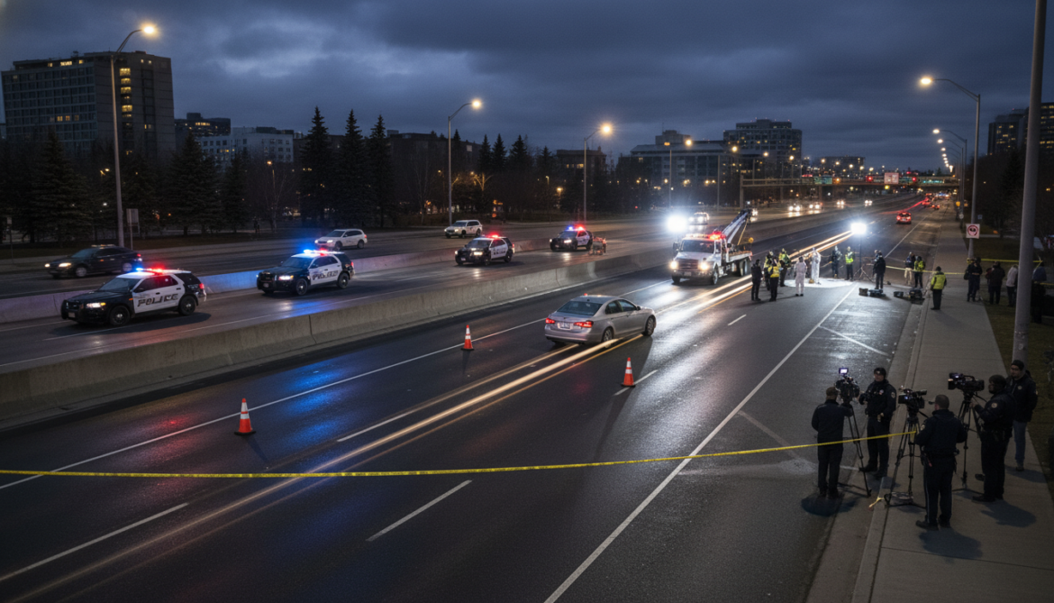 Edmonton police investigate fatal collision after man struck on Wayne Gretzky Drive
