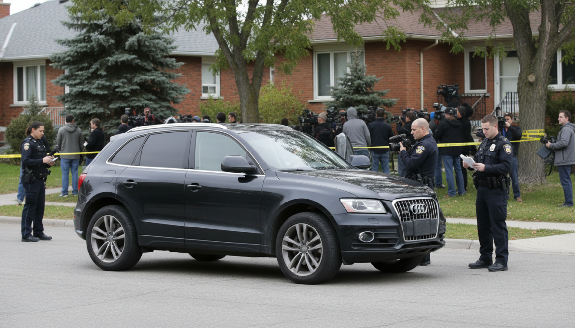 Edmonton police release images of black 2012-2015 Audi Q5 linked to homicide