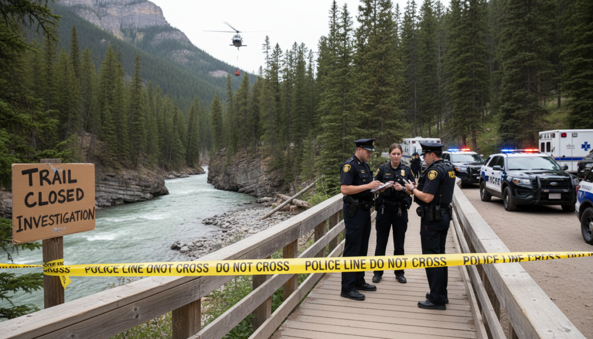Johnston Canyon trail closed after suspected drowning as RCMP investigate