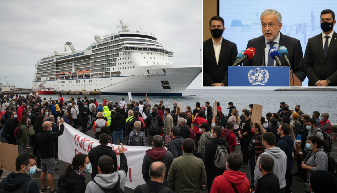 MV Hondius Arrival Sparks Tenerife Protests While WHO Says Hantavirus Risk Low
