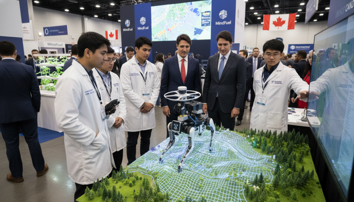MindFuel showcases Canadian student innovations including robot dog 3D forest mapping