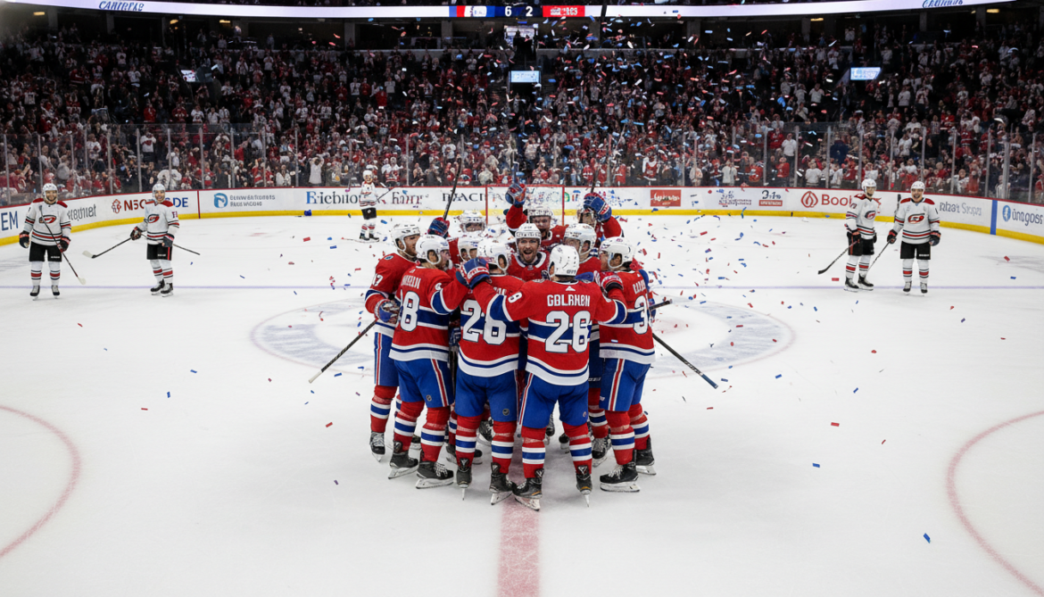 Montreal Canadiens defeat Hurricanes 6-2 in Game 1 of Eastern Conference Final