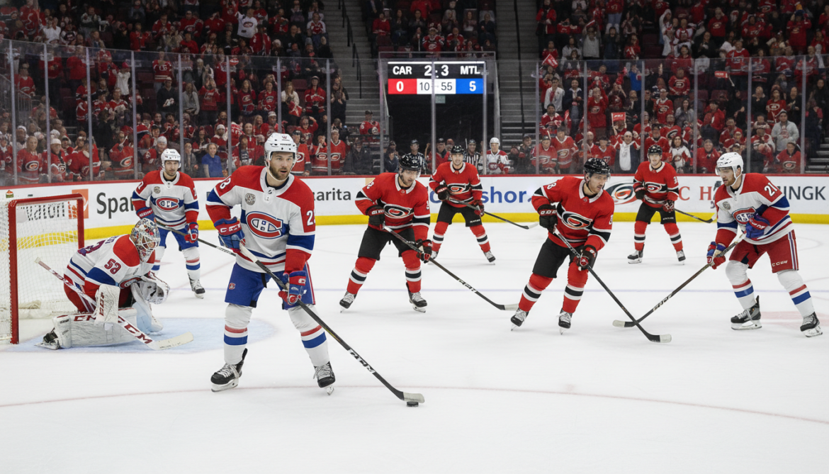 Montreal Canadiens overwhelmed as Carolina Hurricanes dominate with depth and rest