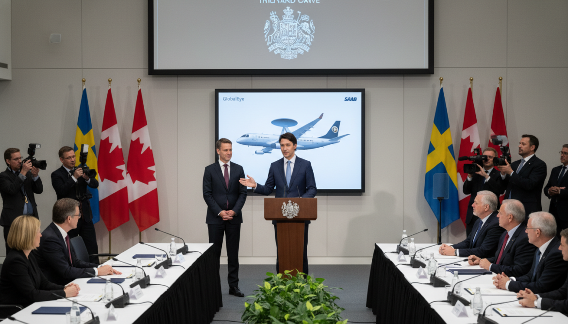 Ottawa announces Saab GlobalEye negotiations to assemble jets in Canada
