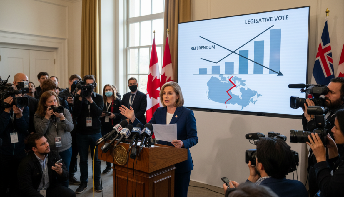 Referendum critic offers legislative vote alternative and warns of provincial division