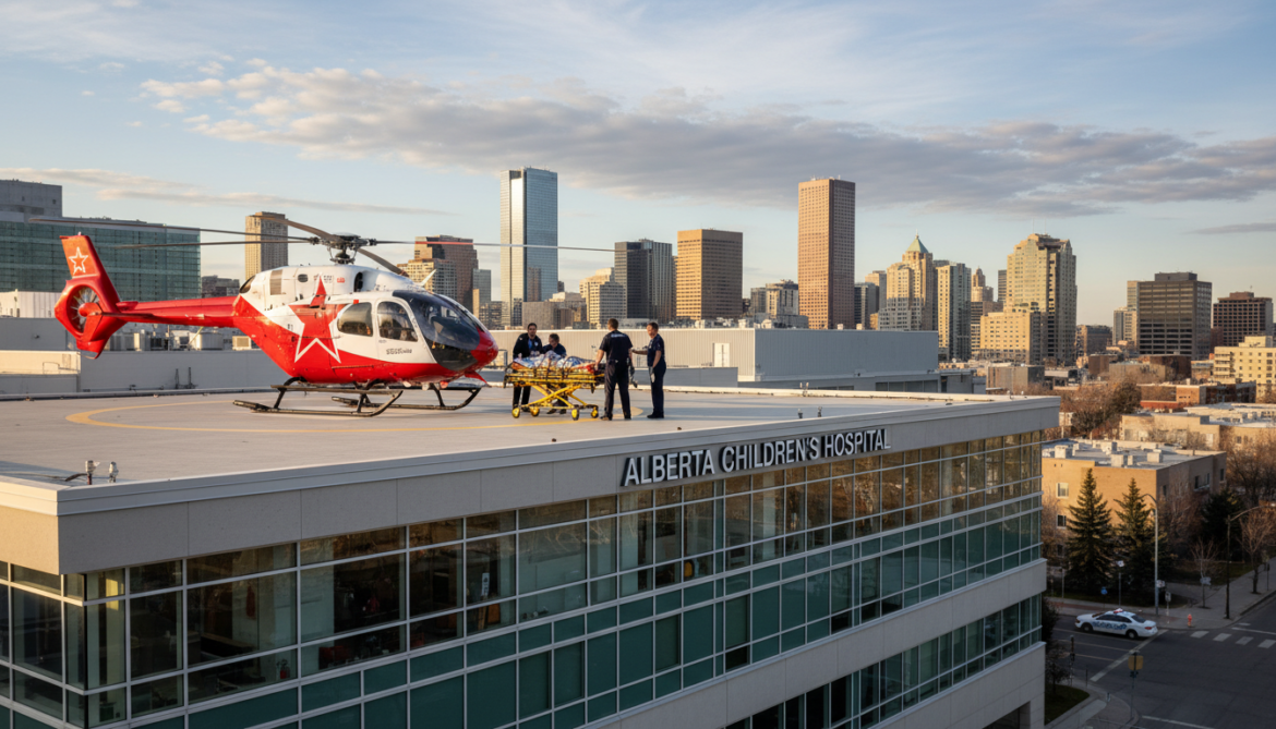STARS air ambulance flies child to Alberta Children’s Hospital after Calgary-area incident kills one
