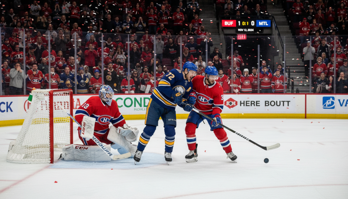 Sabres' deflected Thompson goal at Bell Centre stuns Canadiens in Game 4
