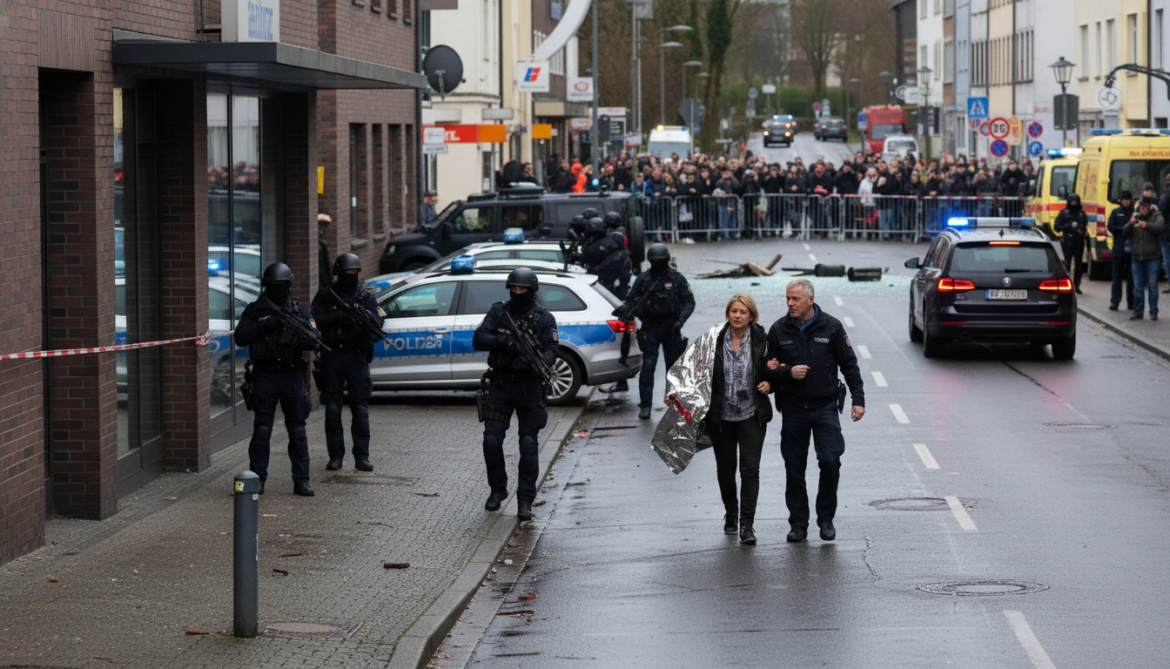 Sinzig bank hostage standoff ends as suspects flee and two hostages freed