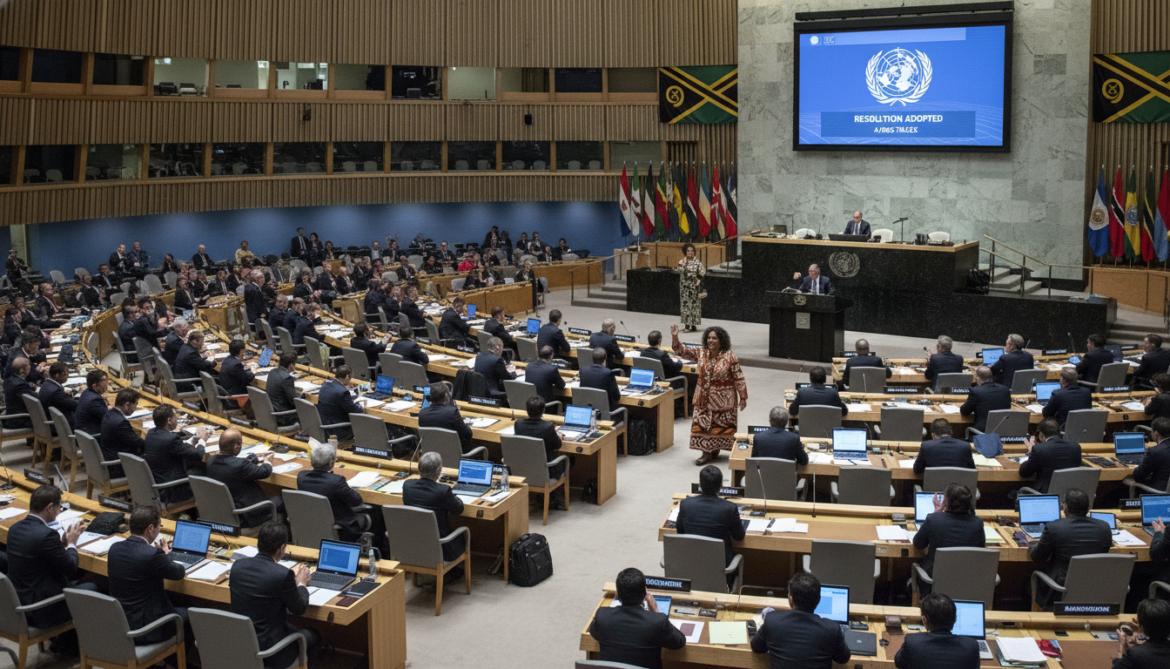 UN General Assembly adopts resolution strengthening states' climate obligations after Vanuatu campaign