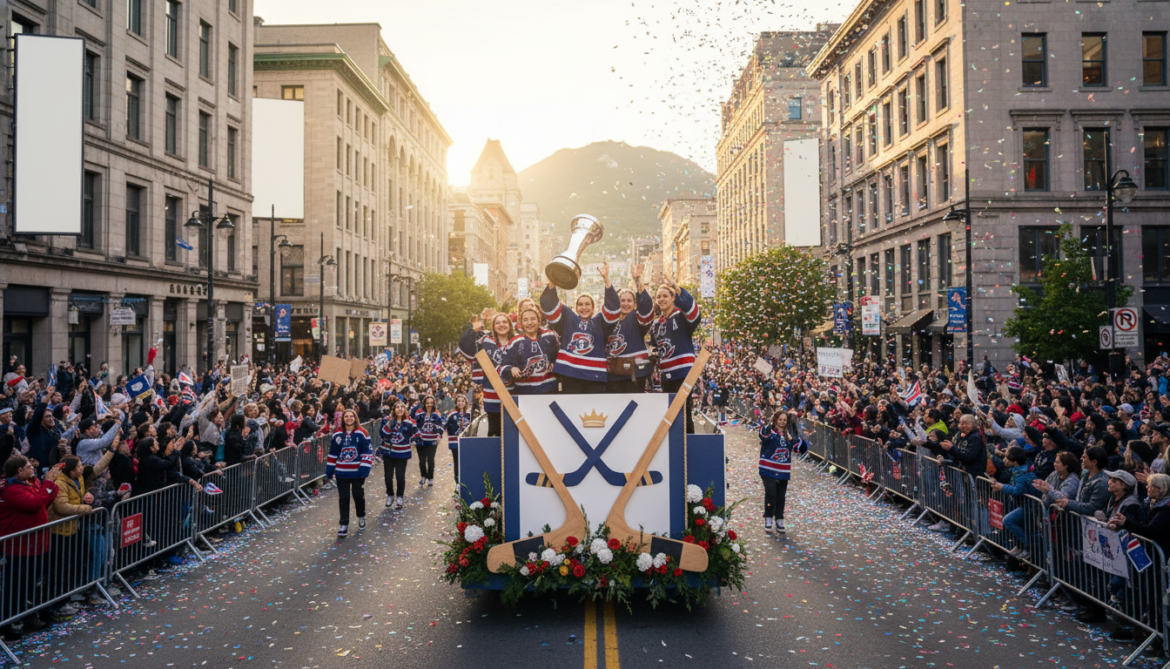 Victoire de Montréal celebrates Walter Cup parade and boosts women's hockey visibility