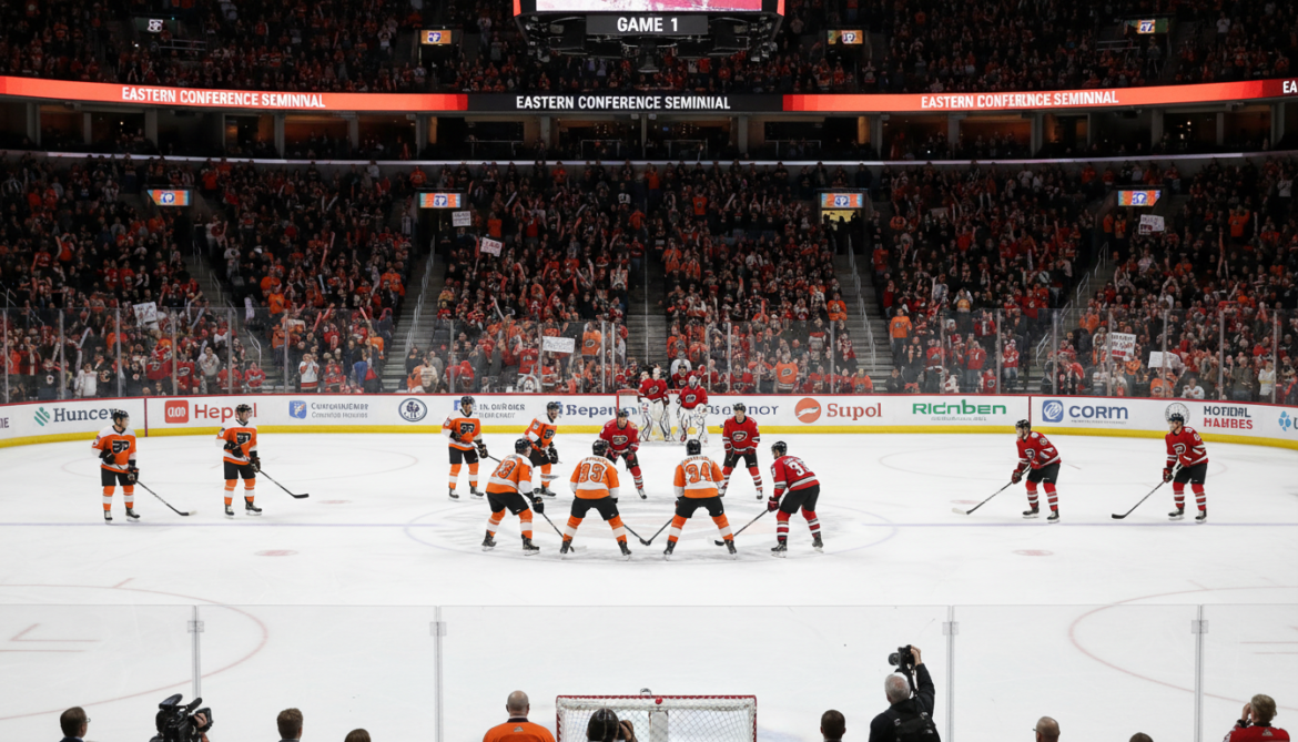 Eastern Conference semifinal scheduled as Flyers face Hurricanes in opener