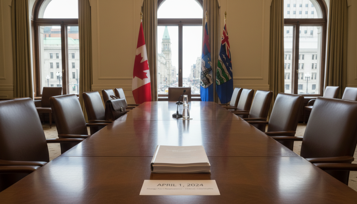Alberta-Ottawa energy pact misses April 1 deadline as Hodgson says talks continue