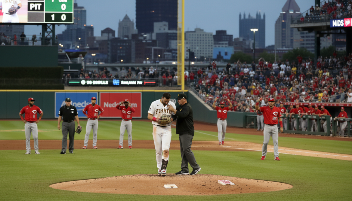 Pittsburgh Pirates issue seven consecutive walks to tie MLB record against Reds