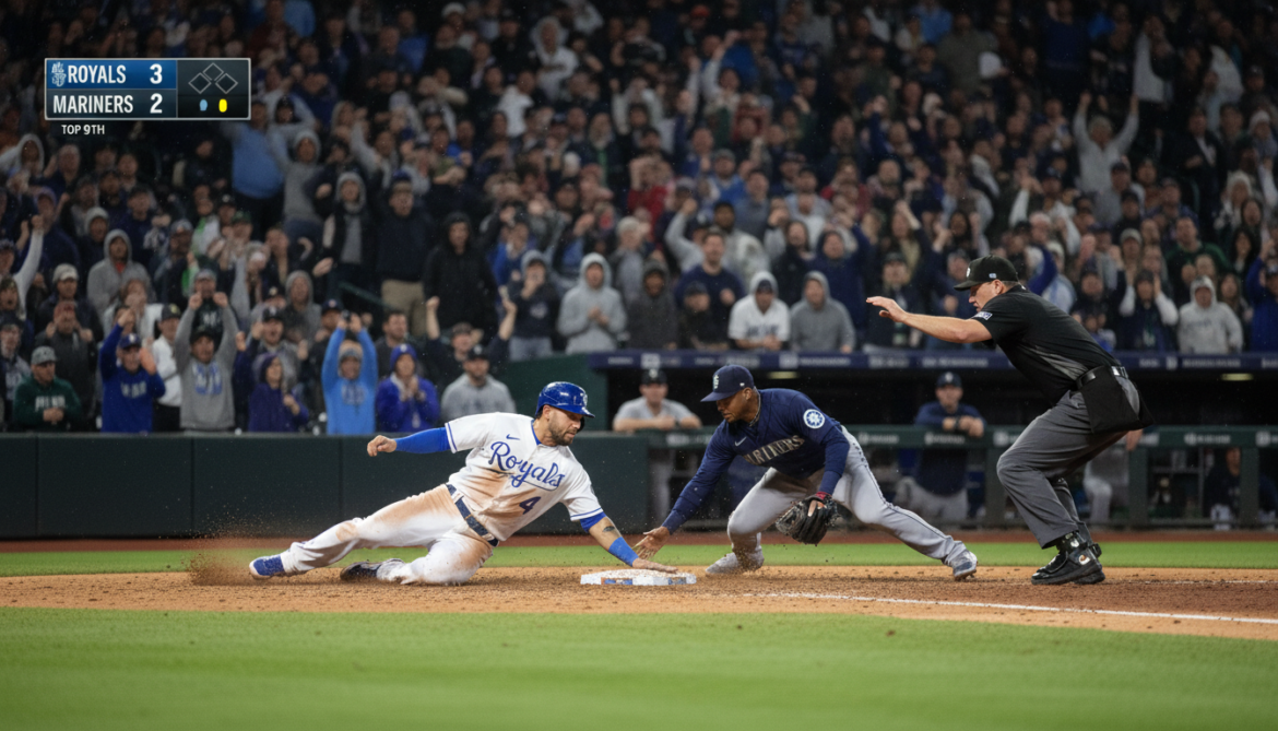 Royals defeat Mariners 3-2 in tight MLB showdown