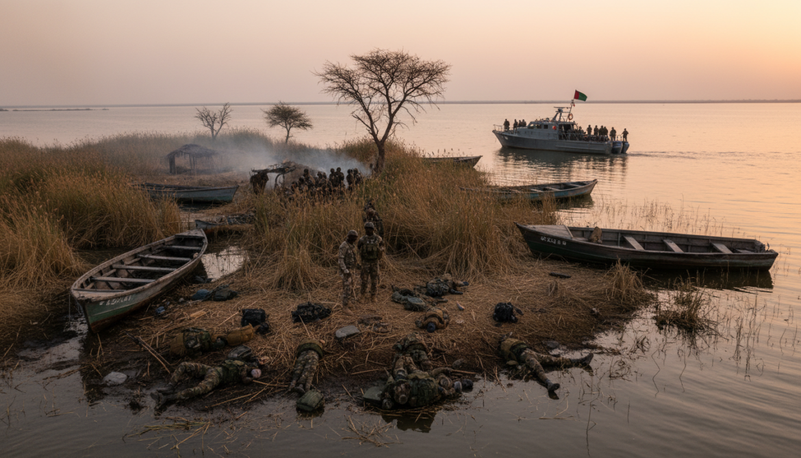 Boko Haram kills 23 Chadian soldiers on Barka Tolorom island in Lake Chad