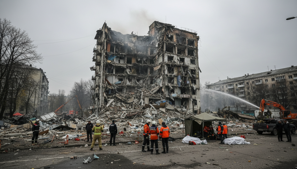 Russian forces launch deadly attack on three Ukrainian cities, killing more than 20