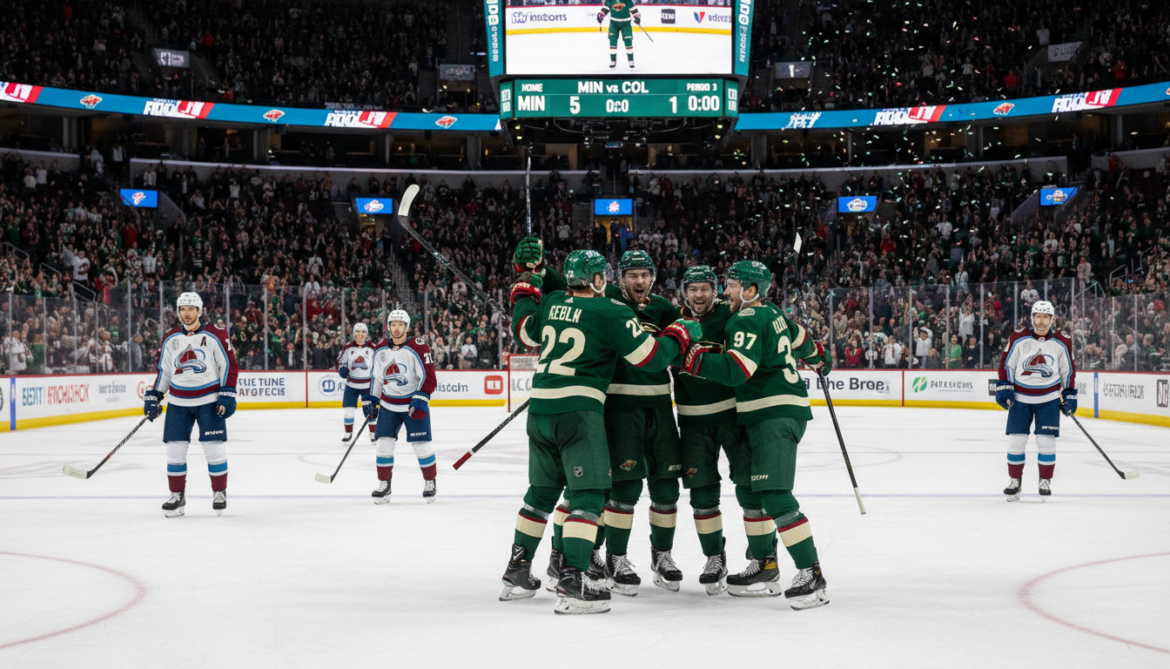 Minnesota Wild dominate Colorado Avalanche 5-1 to cut series to 2-1