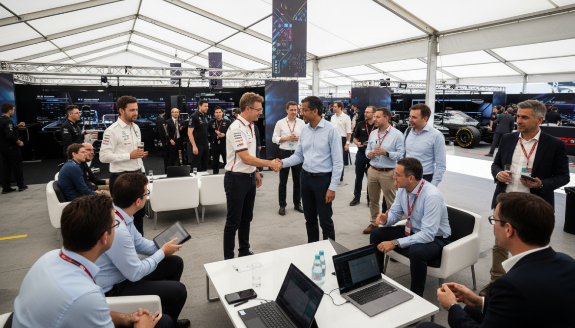 F1 paddock becomes startup and venture deal hub as tech sponsors converge