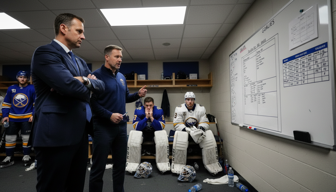 Sabres weigh goaltending change amid mounting defensive struggles